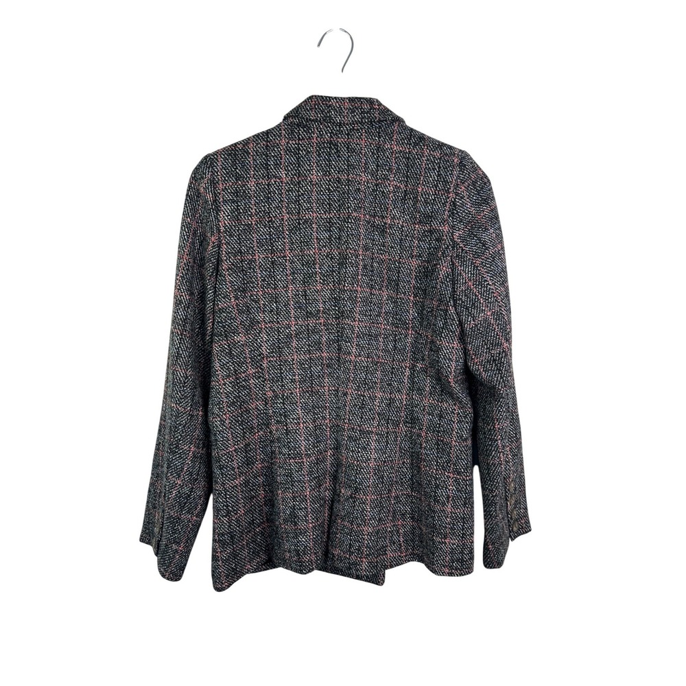 Heartloom Womens Ivy Blazer Black Combo Plaid Double Breasted Size L NWT Evereve - Picture 3 of 10